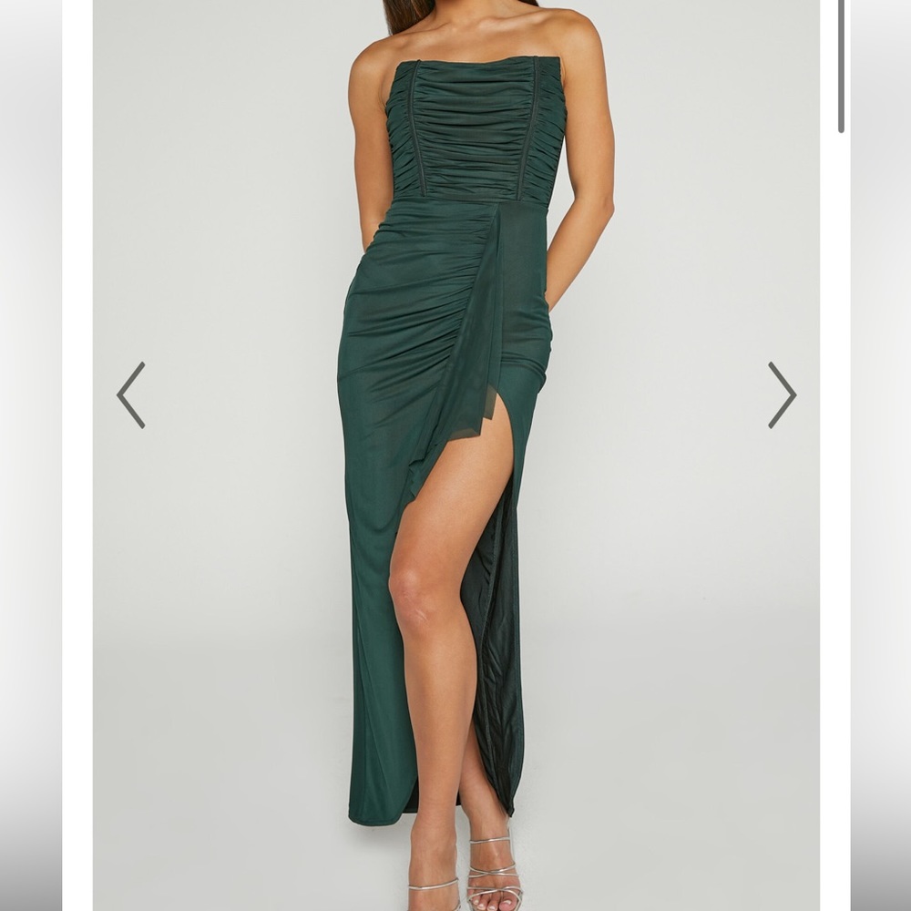 Corset dress in emerald NEVER WORN NWT